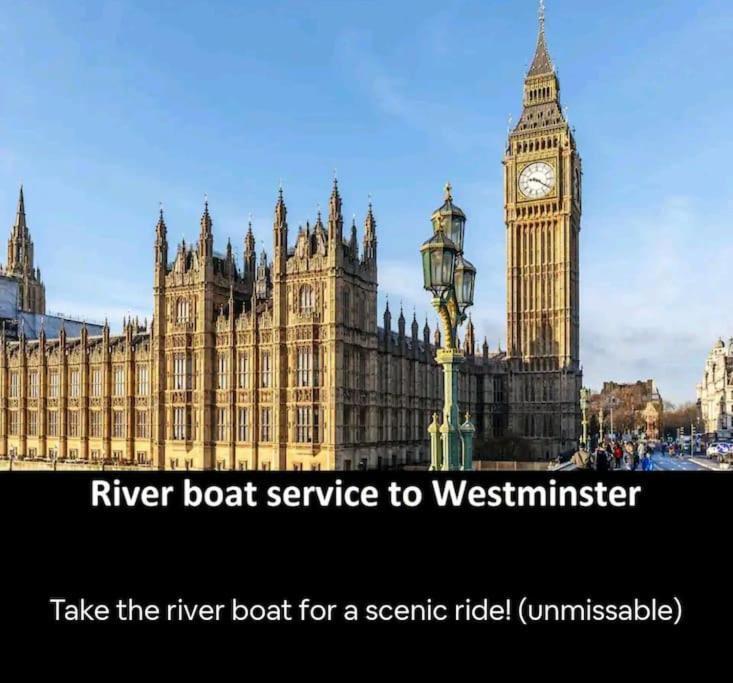 Snuggle Inn - Riverside Apartments - Views Over Looking London River Thames, Close To O2 Arena, London Excel, London City Airport, Thames Clipper- River Boat Service, Woolwich Ferry, Onsite Parking, Twin Room Option Available Ngoại thất bức ảnh